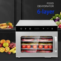 6 trays food dryer dehydrator with digital timer and temperature control for fruit vegetable meat dehydration boxbeef jerky