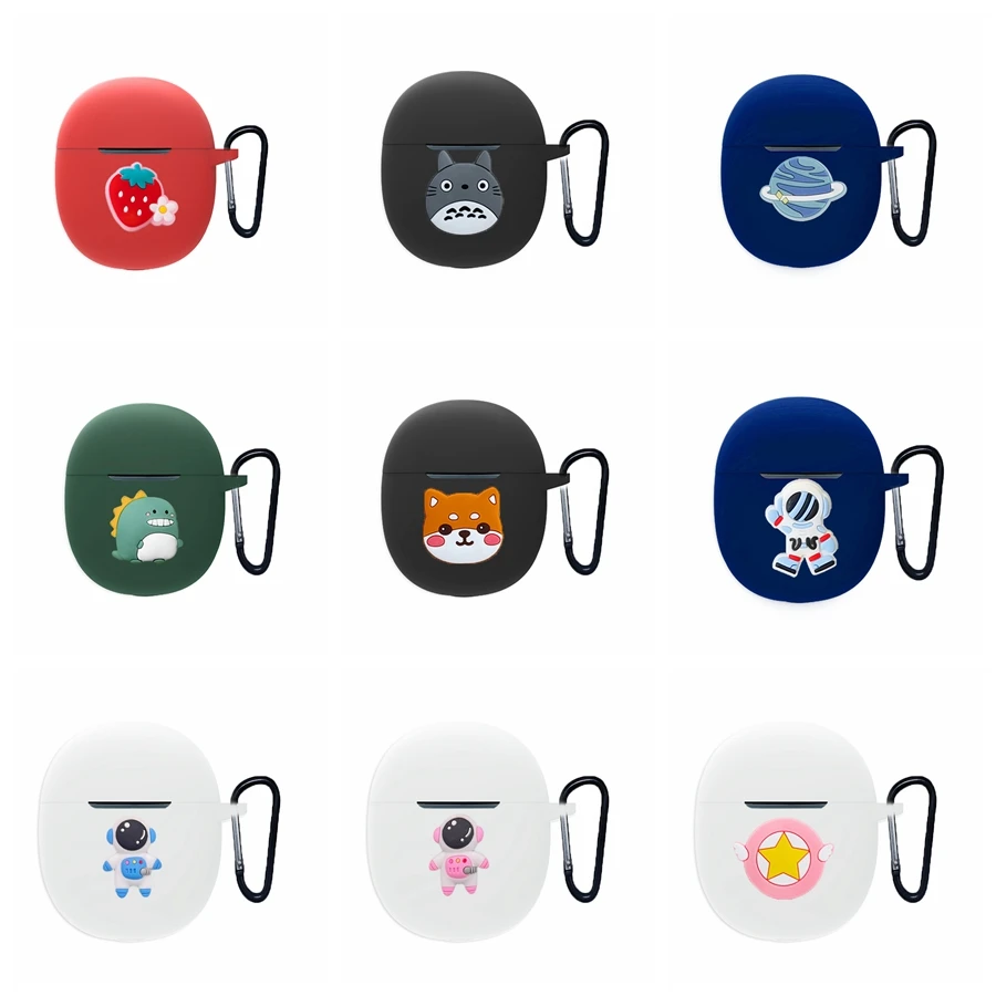 

For Haylou X1 Neo Case Cartoon Funny Animal Silicone Wireless Bluetooth Earphones Cover Soft Shell Protect Case