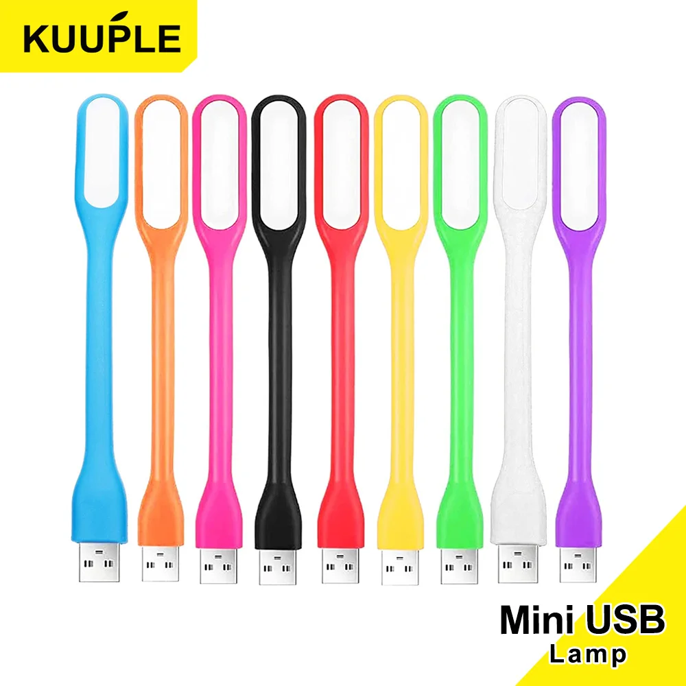 Портативная Гибкая лампа kuuplex для чтения с разъемом USB 5 В светодиодная