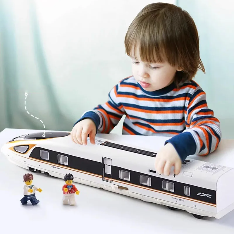 Литой под давлением сплав высокоскоростной поезд имитация электрической модели