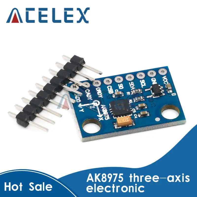 

Трехосевой электронный компас AK8975, высокоточный компас-модуль для Arduino