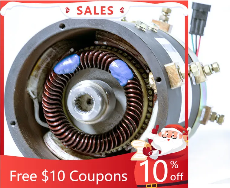 

XQ-3.8 DC Motor For Eve Conversion Kit 48v 3800w For Electric Golf Cart