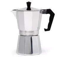 aluminum coffee maker durable moka cafeteira expresso percolator practical moka coffee pot 50100150300450600ml coffeeware