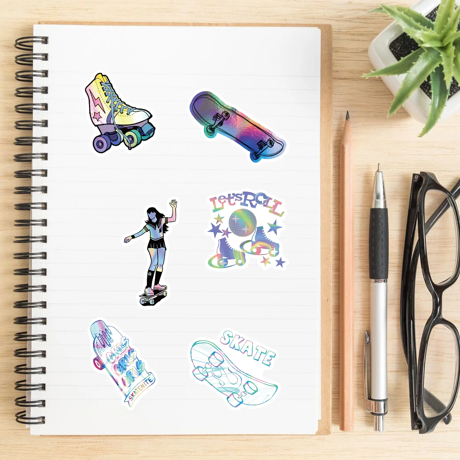 Ослепительный цвет шкив водостойкая наклейка чемодан ноутбук холодильник