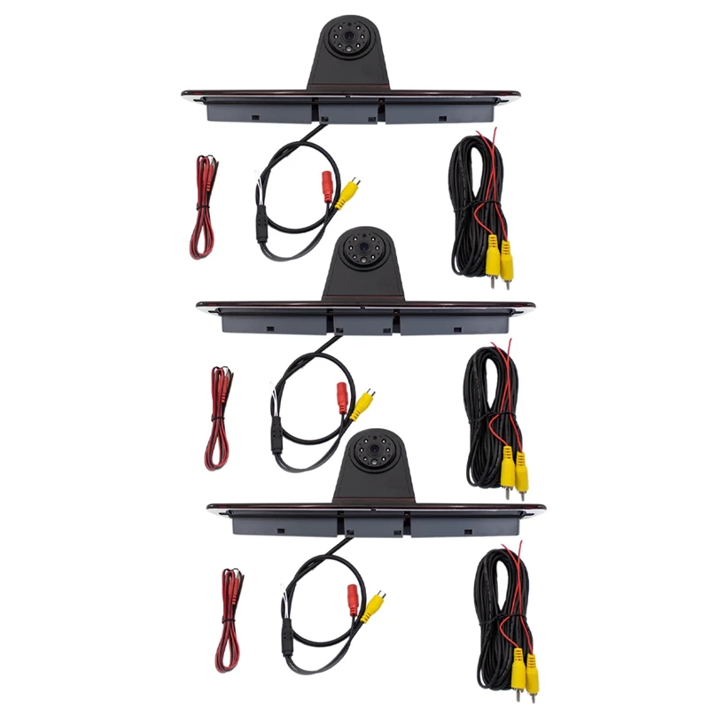 

3X Waterproof Night Vision 3Rd Brake Light Reversing Camera For Van Mercedes Sprinter W906 324H 524H