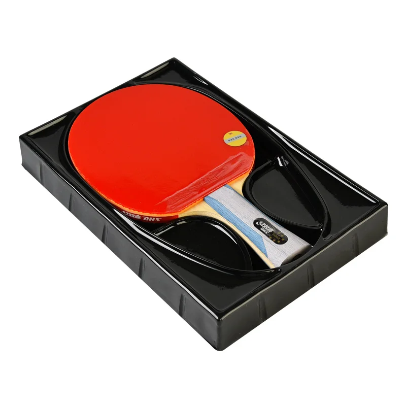 High Quality 6 Star Rubber Professional Competition 5 Layers Thick Core Plate High Level Table Tennis Racket