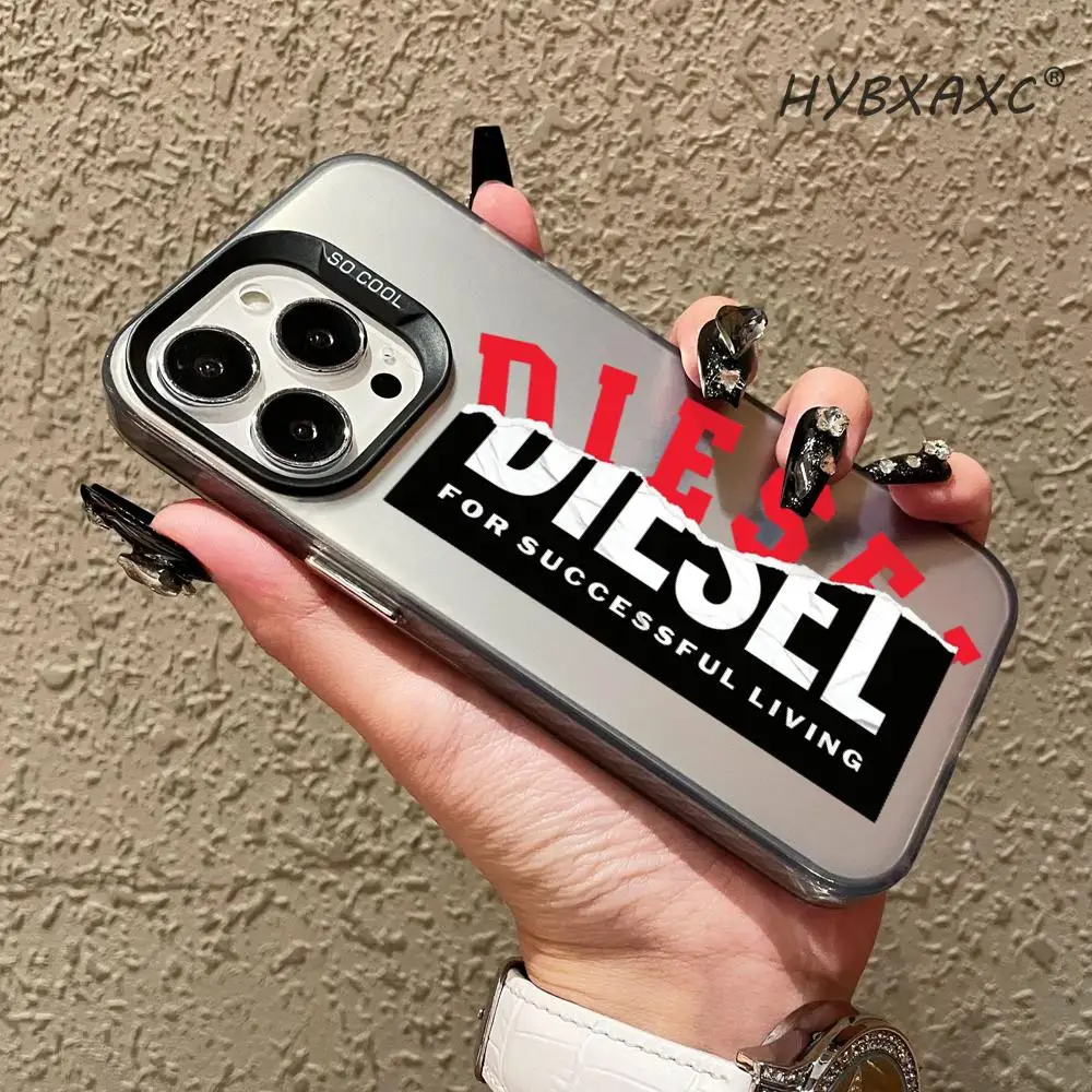 Фото Чехол для телефона Brand R-Rudolf D-Diesel для iPhone 17 16 15 14 13 12 11 Pro Max Plus Mini, цвет серебристый, технология IMD №2