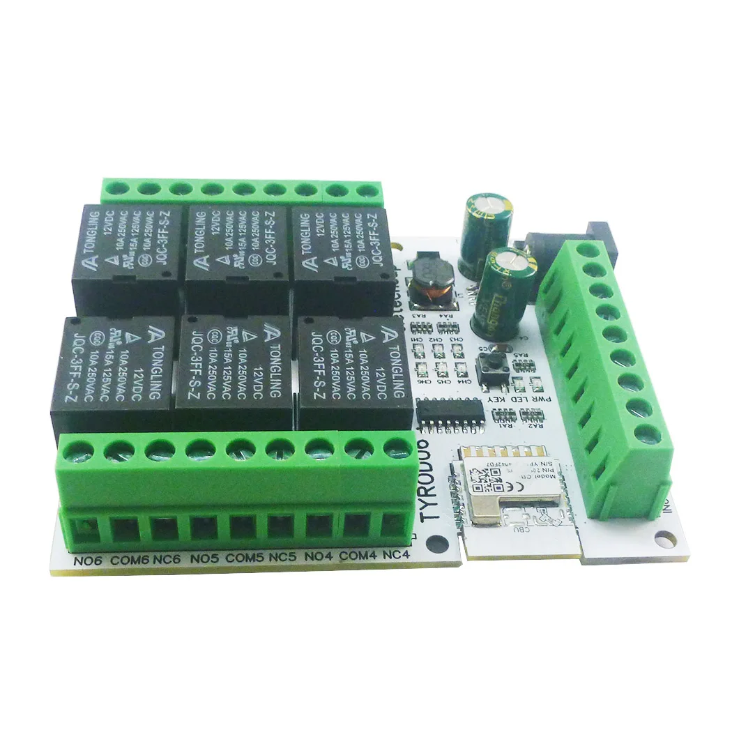 Умное реле Wi-Fi 2 4 ГГц DC 5 В/12 В/24 В