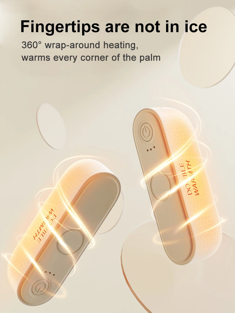 Магнитные перезаряжаемые грелки для рук 2 в 1 электрические портативные