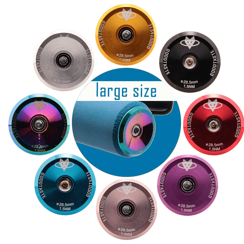 Handle Bar End Plugs Inflated Aluminum Alloy Lock Plug One Pairs Mtb Accessories Grips