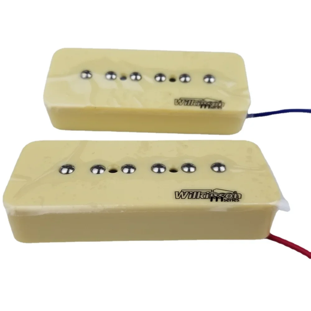 Новый Wilkinson WO90 1 комплект 2 шт. кремовое мыло P90 одна катушка гриф и бридж