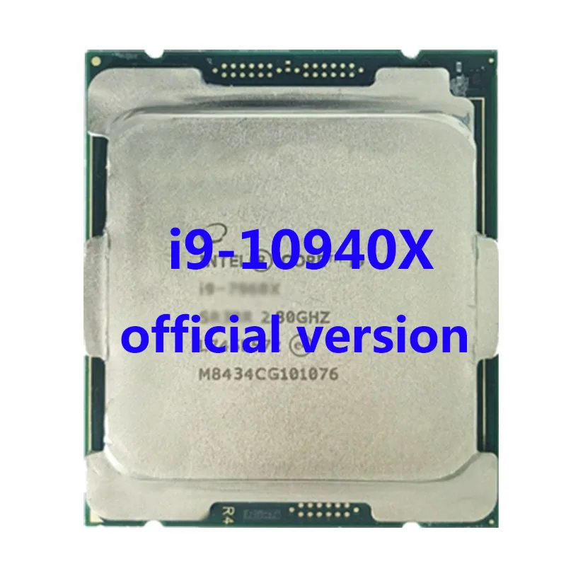

Центральный процессор INTER core i9-10940x SR3NH, 14C/28T, 3,30 ГГц, 165 Вт, для сервера на Мбит/с, PK 7920X