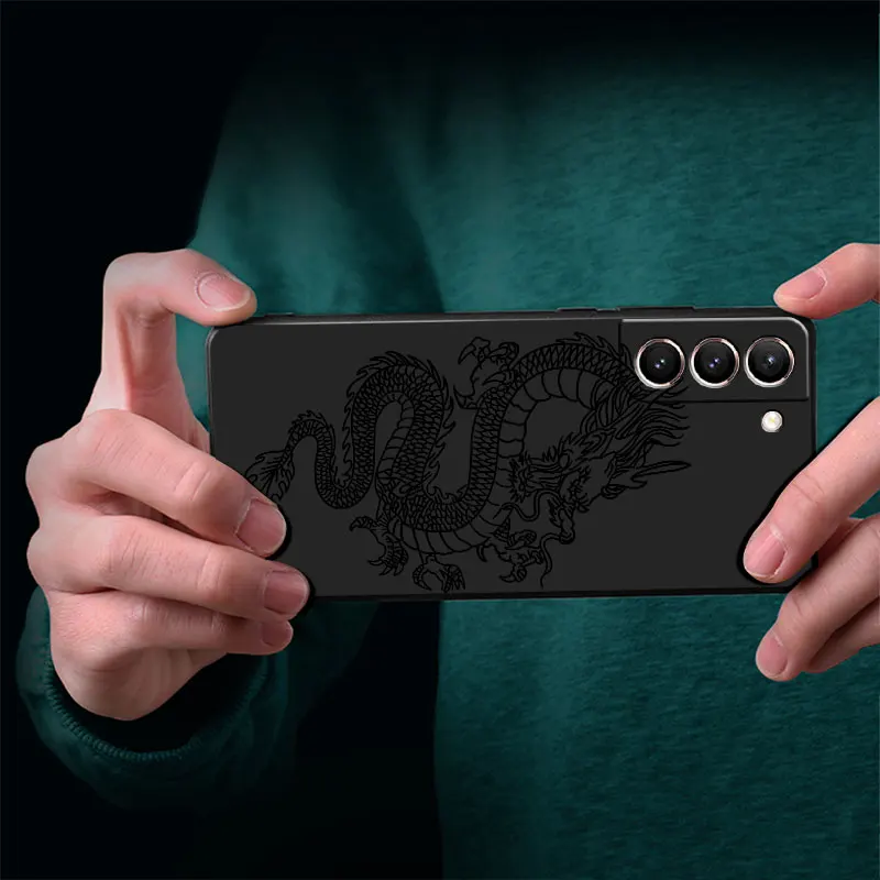 Модный чехол с рисунком дракона и животных для Huawei P30 Lite P50 Pro P20 P Smart Z P40 E P10 мягкий