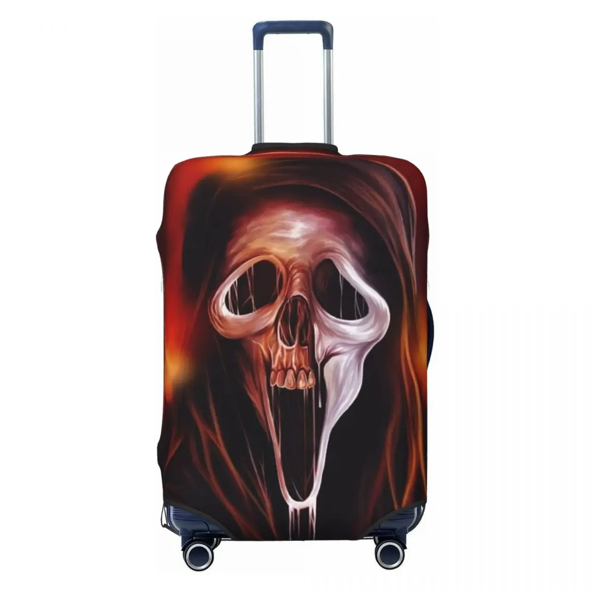 

Halloween Ghost Killer Scream Suitcase Cover Elastic Horror Movie Killer Travel Luggage Covers for 18-32 inch