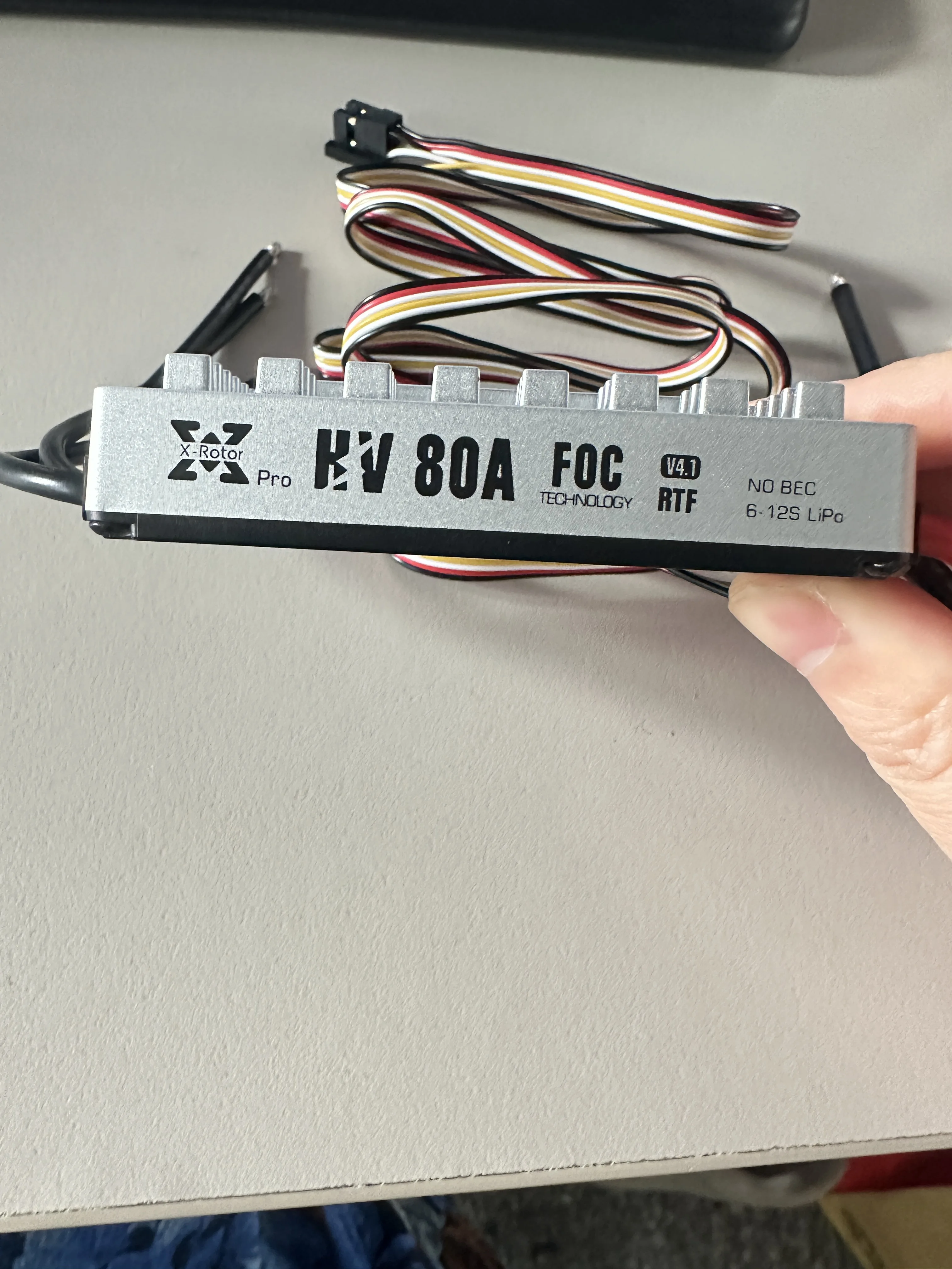 1 шт. Hobbywing XRotor FOC Power System 6215 8120 HV 80A V4.1 ESC Контроллер скорости для FPV