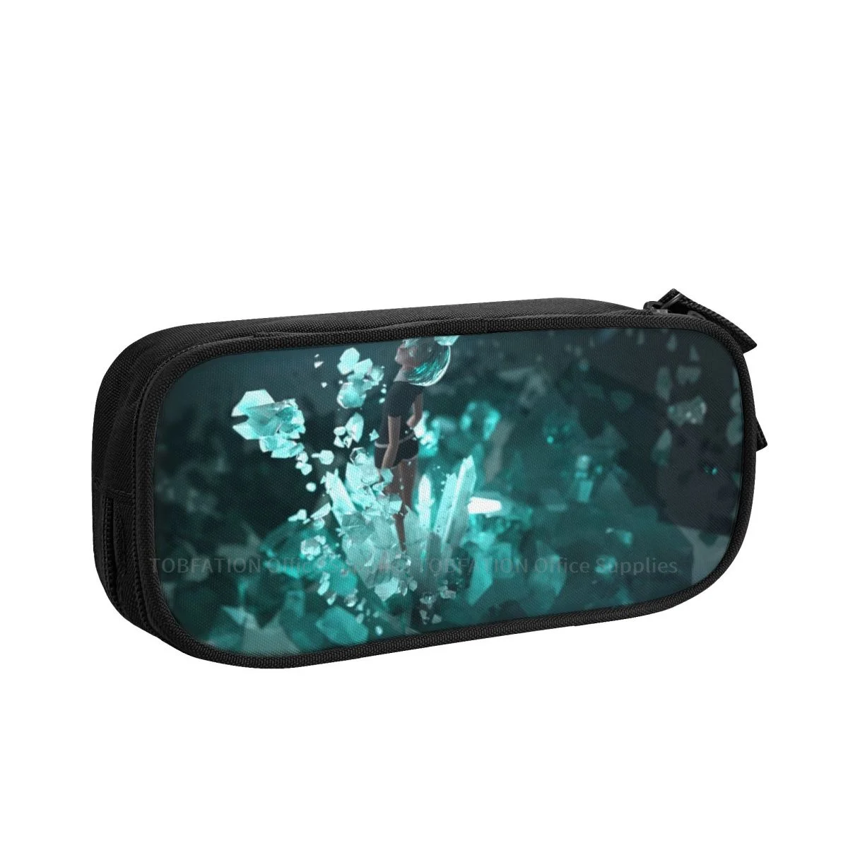

Phosphophyllite Pencase Land Of Lustrous Anime Pencil Bag Girls Boys Student Stationary Bags Large Capacity Double Zipper