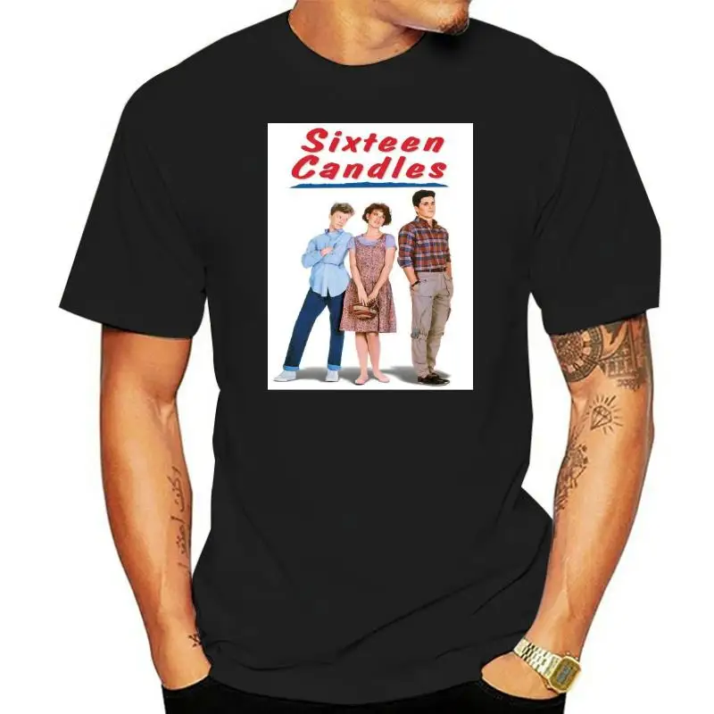 

*NEW* SIXTEEN CANDLES T SHIRT Bluray Dvd Poster Tee Short Sleeves Cotton T-Shirt Fashion Design Free Shipping