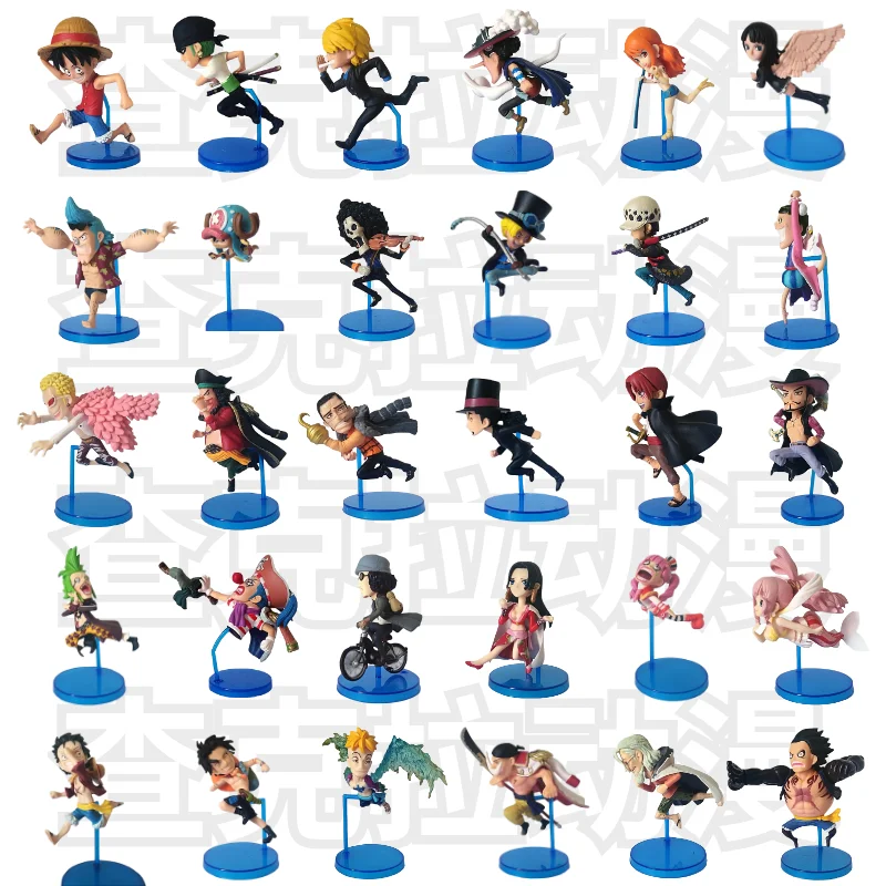 

One Piece Characters Daquan Luffy Seven Wuhai Ais Solo Empress Chopper Running Series Model Toy Anime Figure