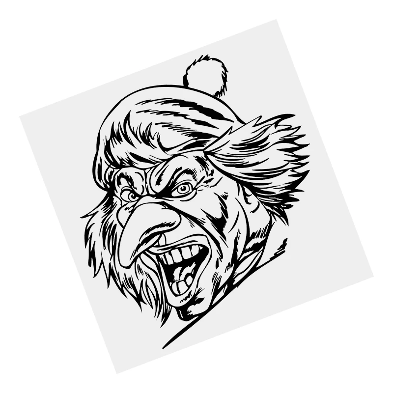 

11778# Clown Jester V78 Self-adhesive Car Sticker Black Vinyl Decal Waterproof for Motorcycle Bumper Transparent Background
