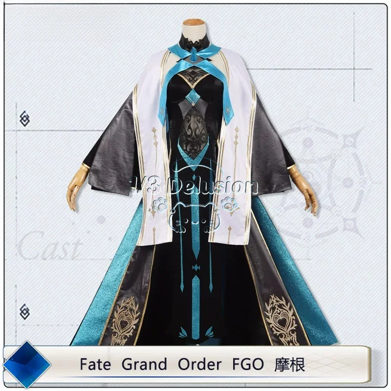 Фото Костюм для косплея по аниме-игре Fate Grand Order FGO: Морган Ле Фэй, полный комплект, наряд феи-королевы на Хэллоуин для женщин №2