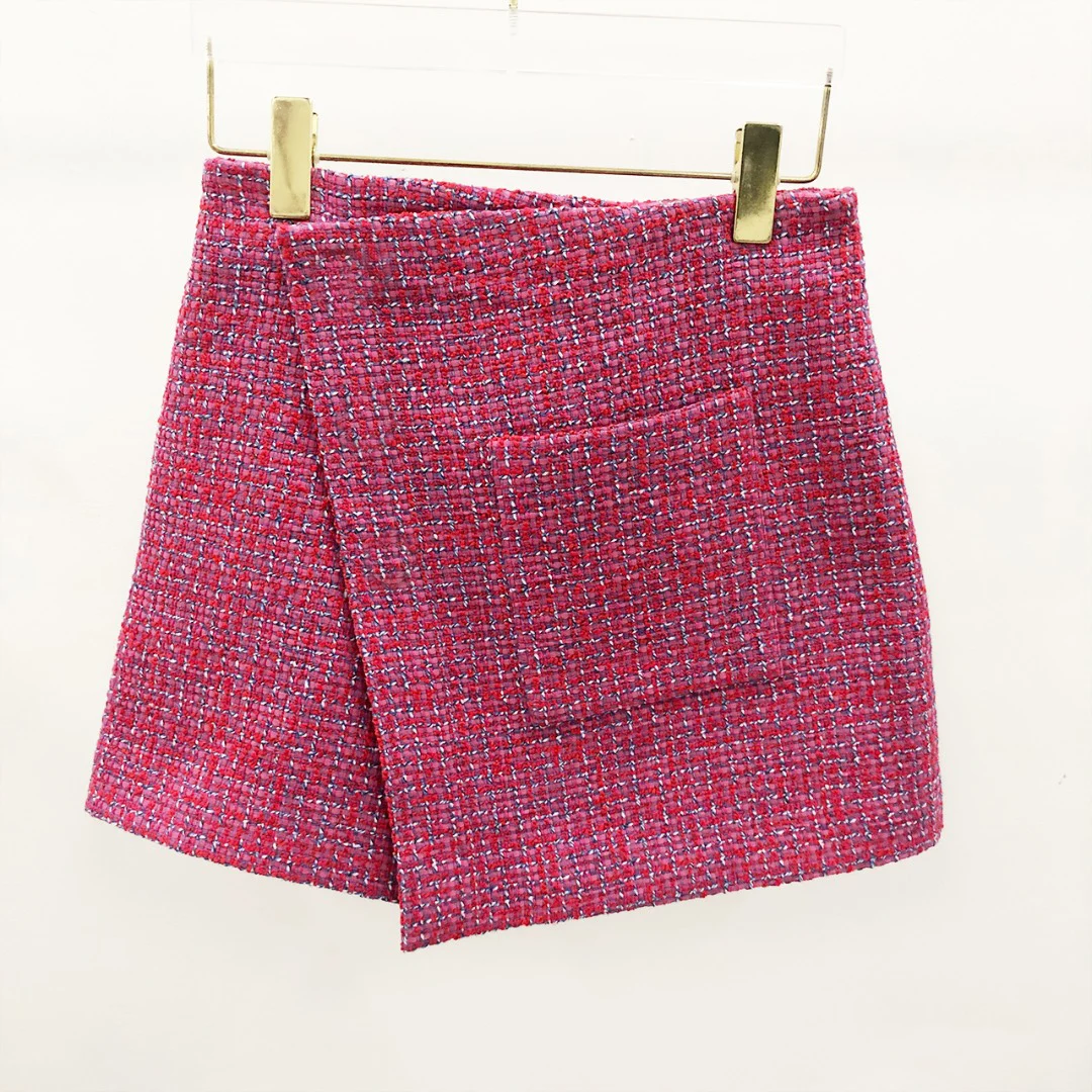 

Xiao Xiang style tweed skirt, temperament feminine Xiao Xiang fashion