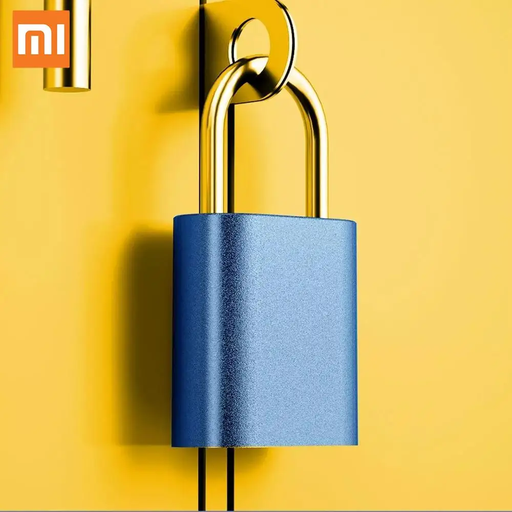 

Xiaomi NOC LOC Fingerprint Padlock Fingerprint One Touch Open IPX7 Waterproof Portable Padlock From Xiaomi System For Smart Home