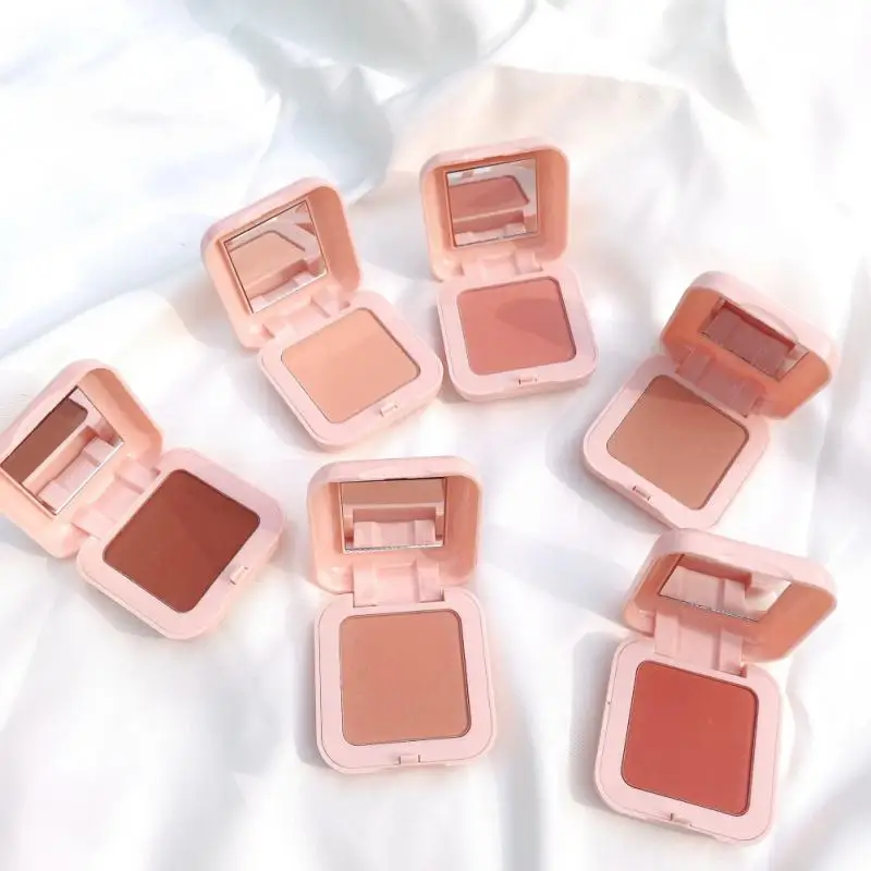 

HEALLOR Monochrome Blush Face Mineral Pigment Cheek Blushe Powder Natural Lightweight Breathable Professional Makeup Blusher