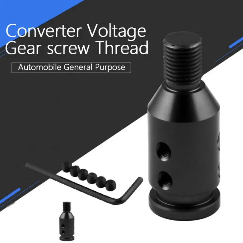 

Automobile Gear Head Screw Converter Gear Lever Adapter M12x1.25 Thread Pitch Durable Universal Car Gears Accessories Tools