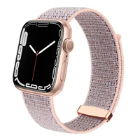 nylon strap for apple watch band 44mm 40mm 42mm 38mm 41mm 45mm watchband bracelet correa for iwatch series 1 2 3 4 5 6 se 7