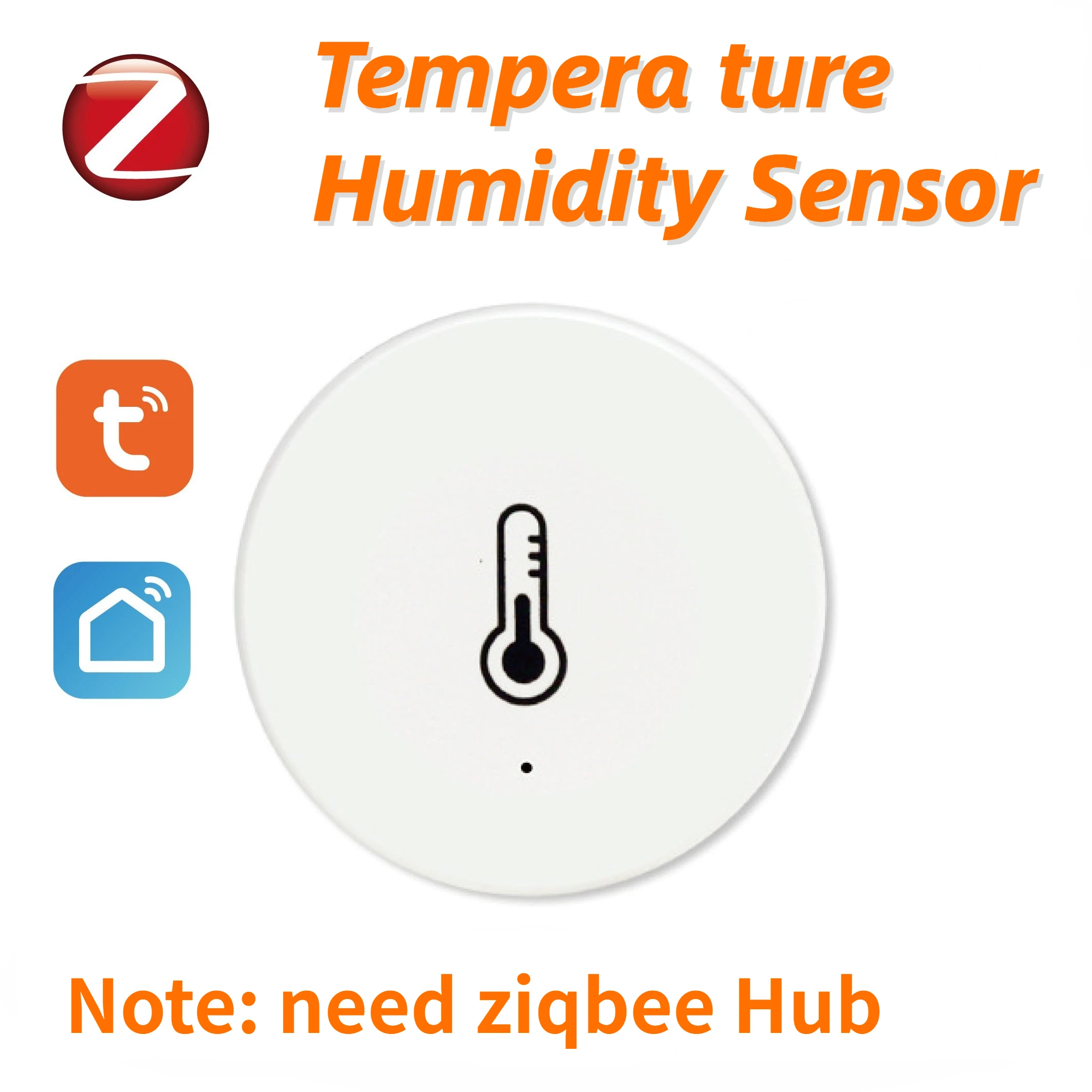 

Умный датчик температуры и влажности Tuya ZigBee, работает с приложением Alexa и Google Home Assistant