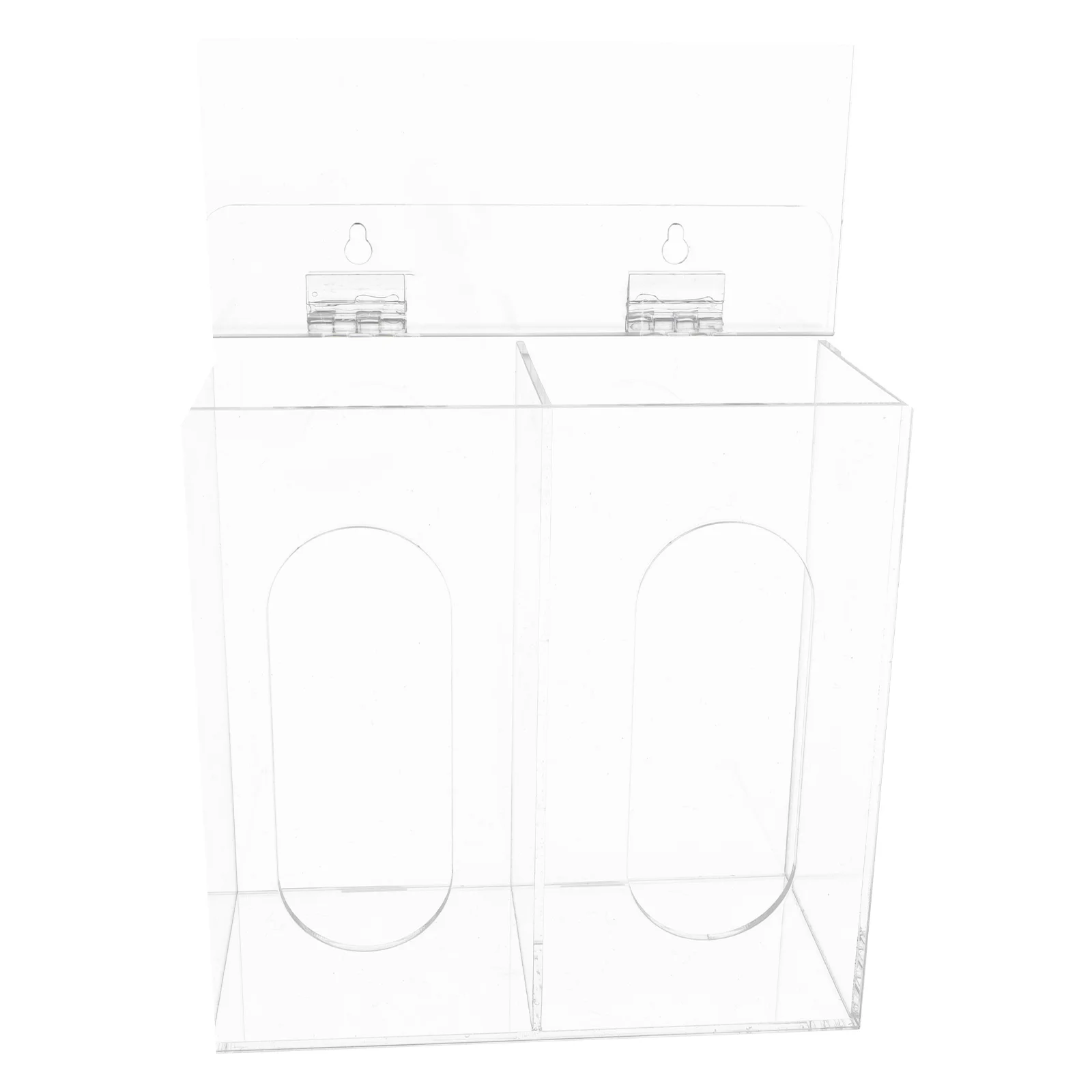 

Holder Dispenser Box Wall Acrylic Storage Case Glovemounted Container Tissue Clear Hygiene Station Disposable Household