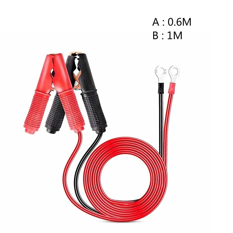

Crocodile Alligator Clip Plug Cable for Car Motorcycle Patch Cord Charger Replacement Test Lead Wire Harness Accessories