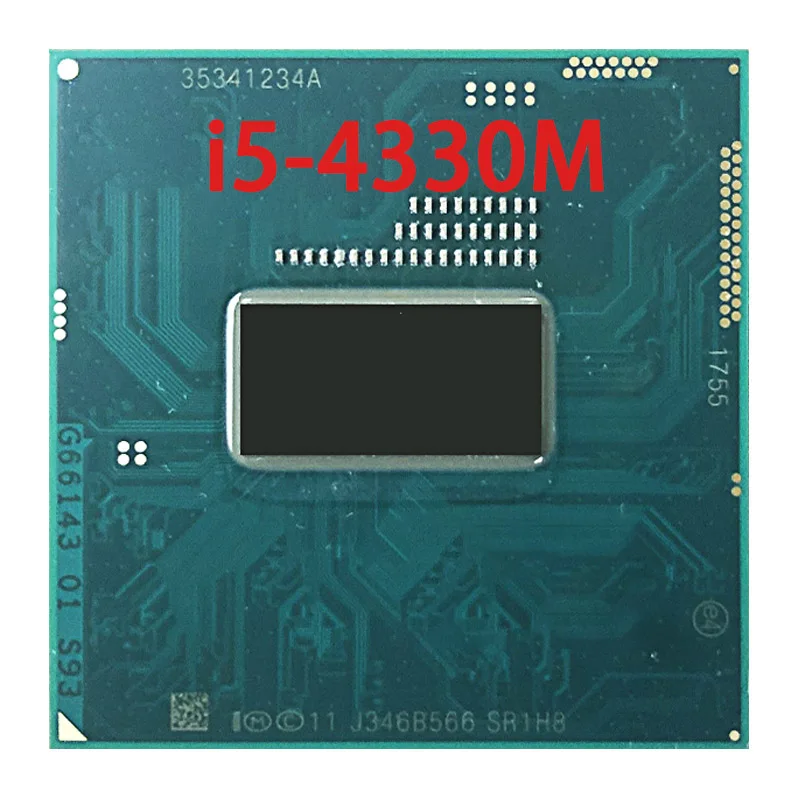 

Intel Core i5-4330M i5 4330M SR1H8 2.8 GHz Dual-Core Quad-Thread CPU Processor 3M 37W Socket G3 / rPGA946B
