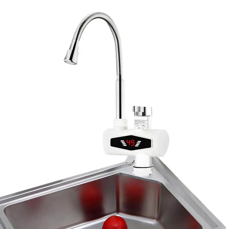 

Electric Heat Kitchen Faucet 220V Kitchen Sink Faucet Instant Tankless 3000W Electric Kitchen Bathroom Fast Heating Tap Water