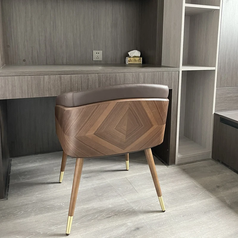 

Waiting Modern Minimalist Dining Chair Indoor Wooden Armchair High Quality Lounge Chair Comfortable Woonkamer Stoelen Production