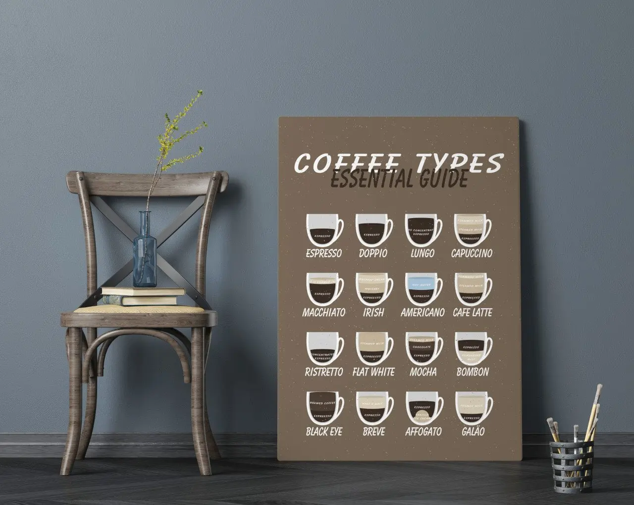 

Холщовый столик BK Home Coffee Design 70x100 см-22