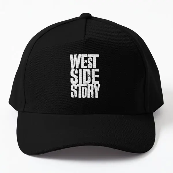 

West Side Story Classic Movie Musical Baseball Cap Hat Czapka Casquette Boys Summer Black Sun Printed Bonnet Solid Color