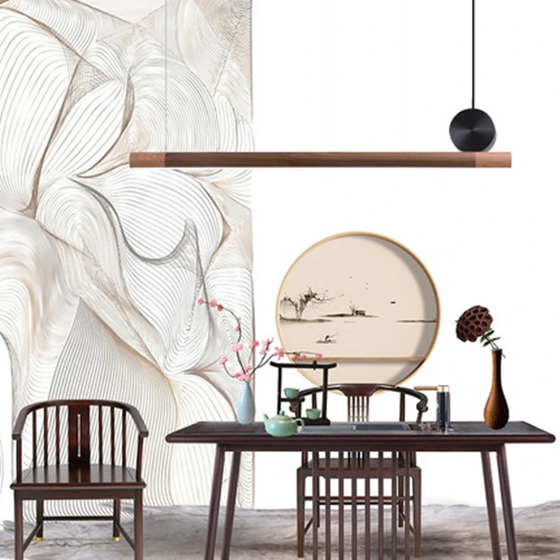 Подвесные светильники из массива дерева в стиле постмодерн | Освещение