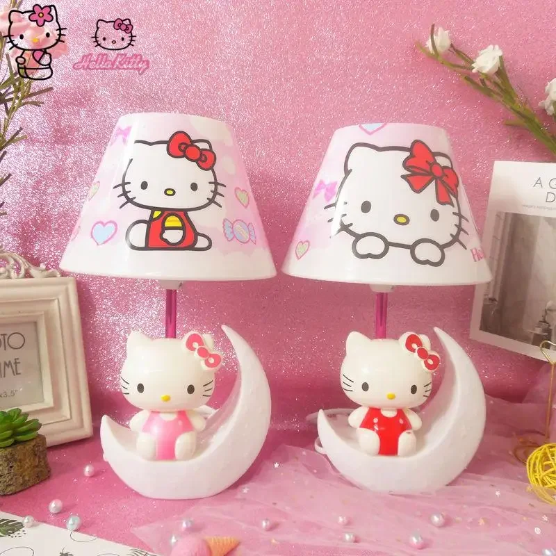 Настольная лампа Hello Kitty мультяшная теплая настольная для кабинета спальни