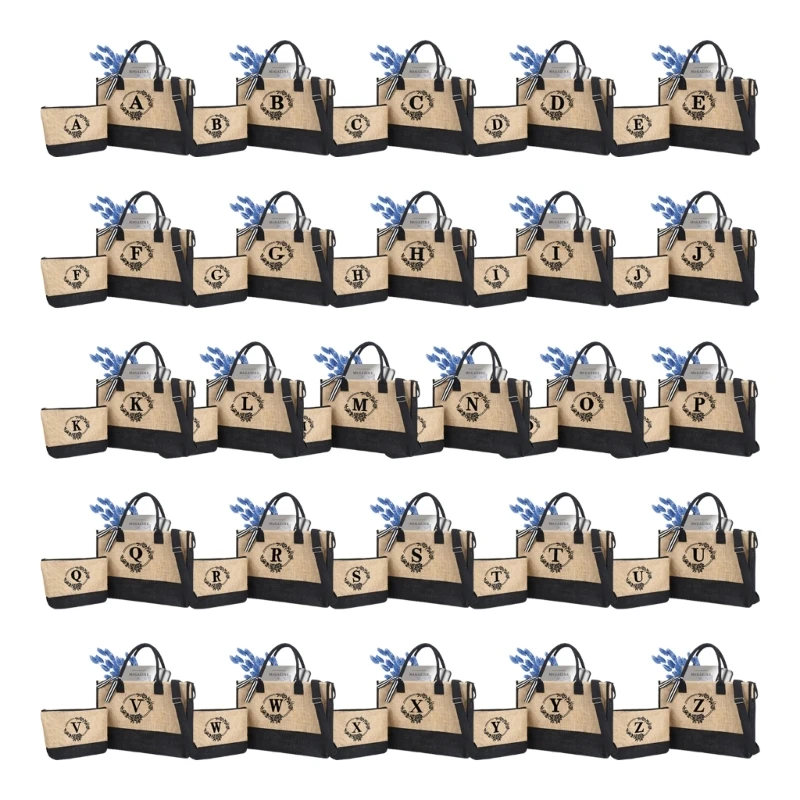 

Женская большая сумка-тоут с надписью из 2 предметов, большая вместительная сумка для покупок на одно плечо, подарок,