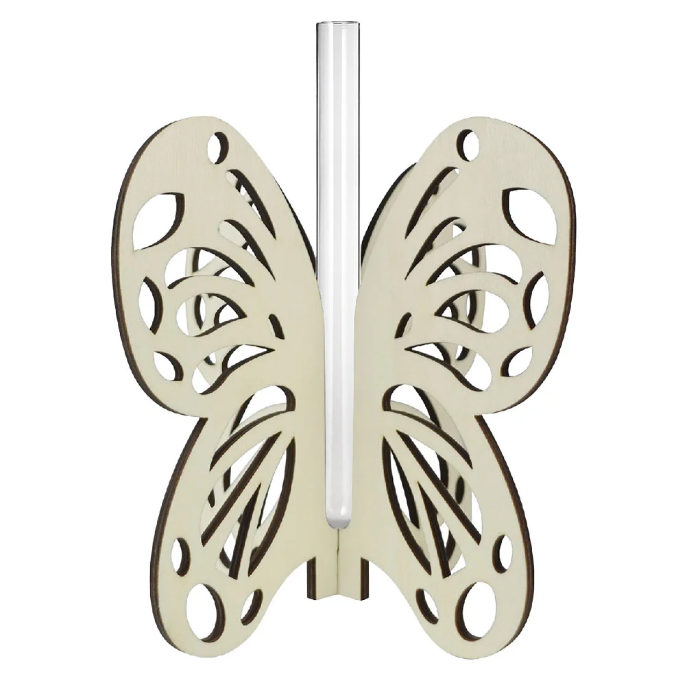 

Wooden Vase Decor Vase Adornment Desktop Dried Flower Vase Delicate Vase