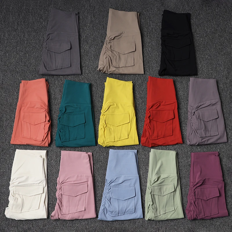 2022 New Leggings Women's Pants Sport Yoga Pants Sexy Tight High Waist Elastic Women's Panties Pocket legging mujer