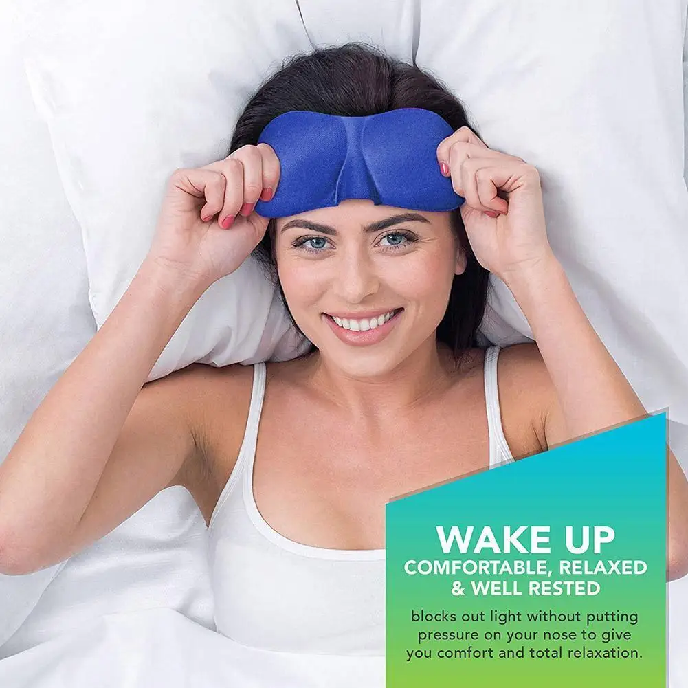 

3D маска для сна, маска для сна без следов, пластырь для глаз, дышащая светильник Кая, экранирующая, мягкая, портативная