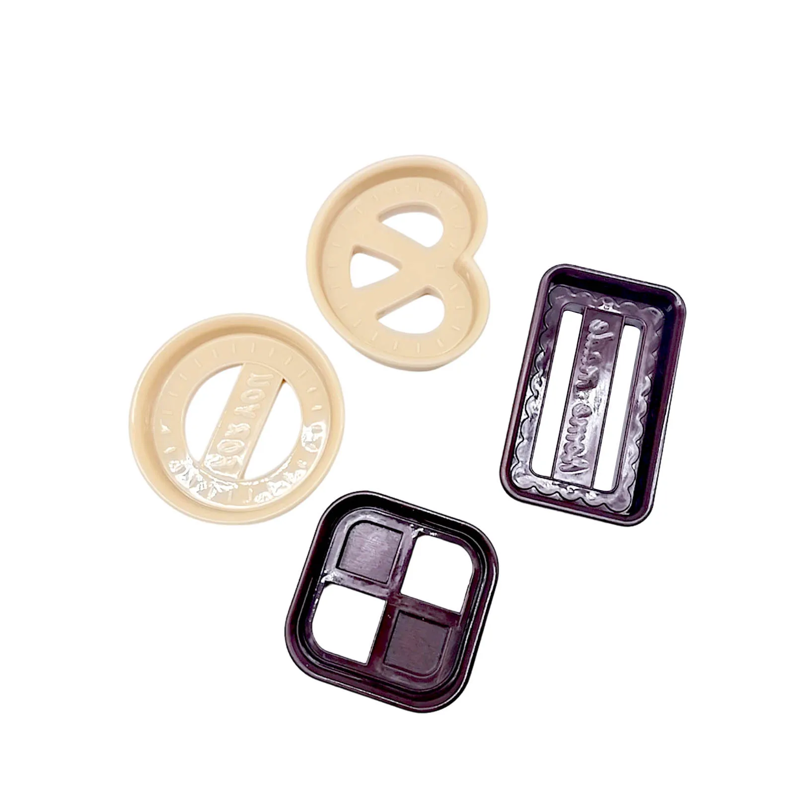 

4-Pcs Cookie Biscuit Mold Set Practical Cookie Biscuit Cutters Unique Shape Cookie Biscuit Decoration Mold Practical Kitchen