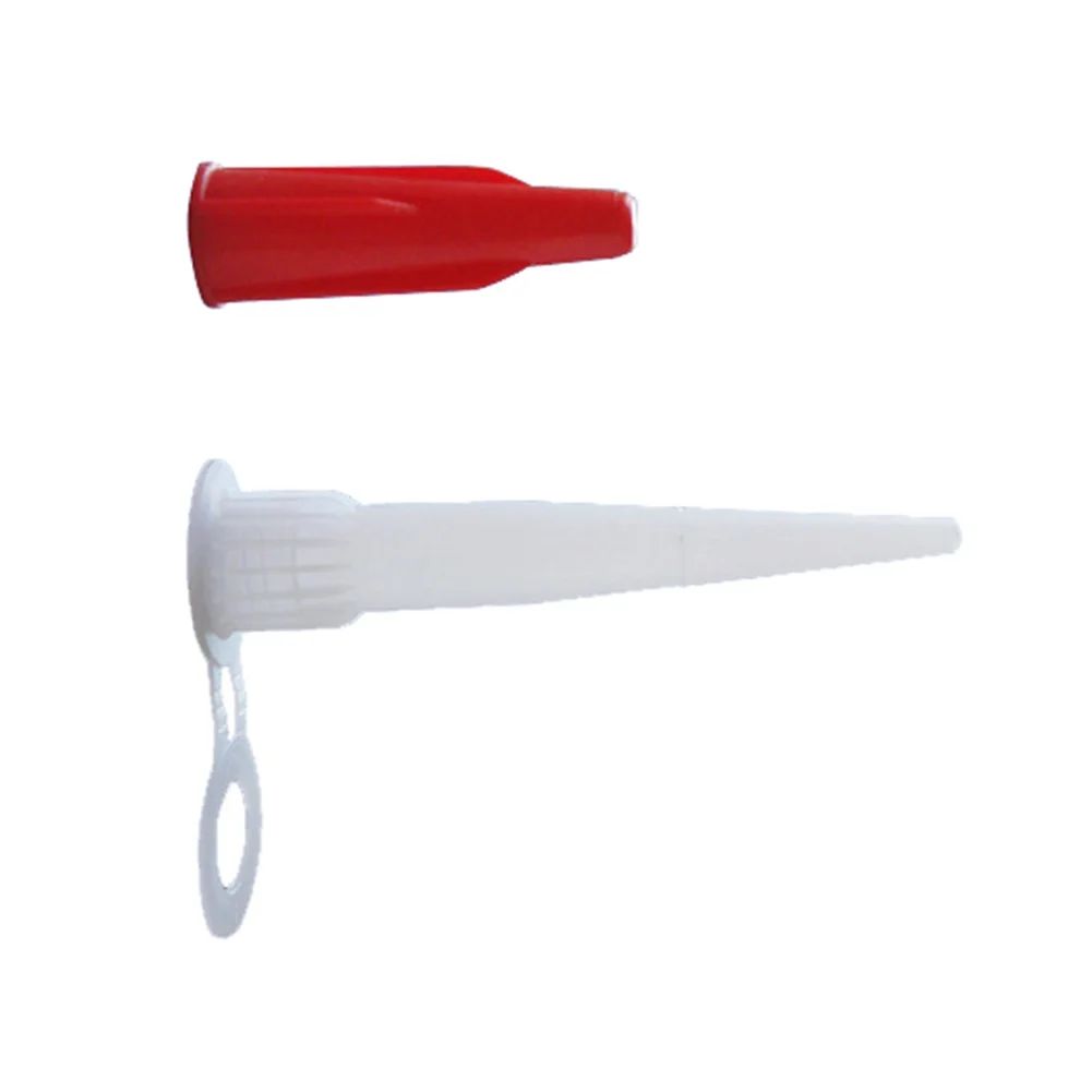 

100Pcs Caulk Saving Cap Sealer Saver Open Caulking Nozzle Silicone Tube For Sealing Sealant Mastic Eropper Latex Cap Sheath