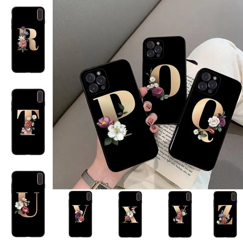 

MaiYaCa Letters Phone Case For iPhone 6 7 8 Plus 11 12 13 14 Pro SE 2020 MAX Mini X XS XR Back Funda Cover