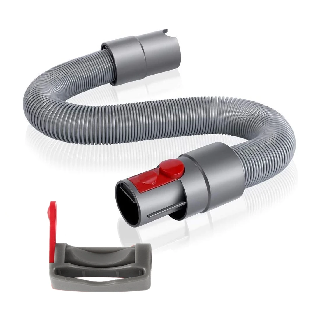 

Trigger Lock and Flexible Extension Hose Compatible for V7 V8 V10 V11 Vacuum Cleaner Parts Gray