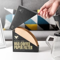 coffee filter v shape paper cone for v60 dripper coffee filters cups espresso coffee drip tools paper filters