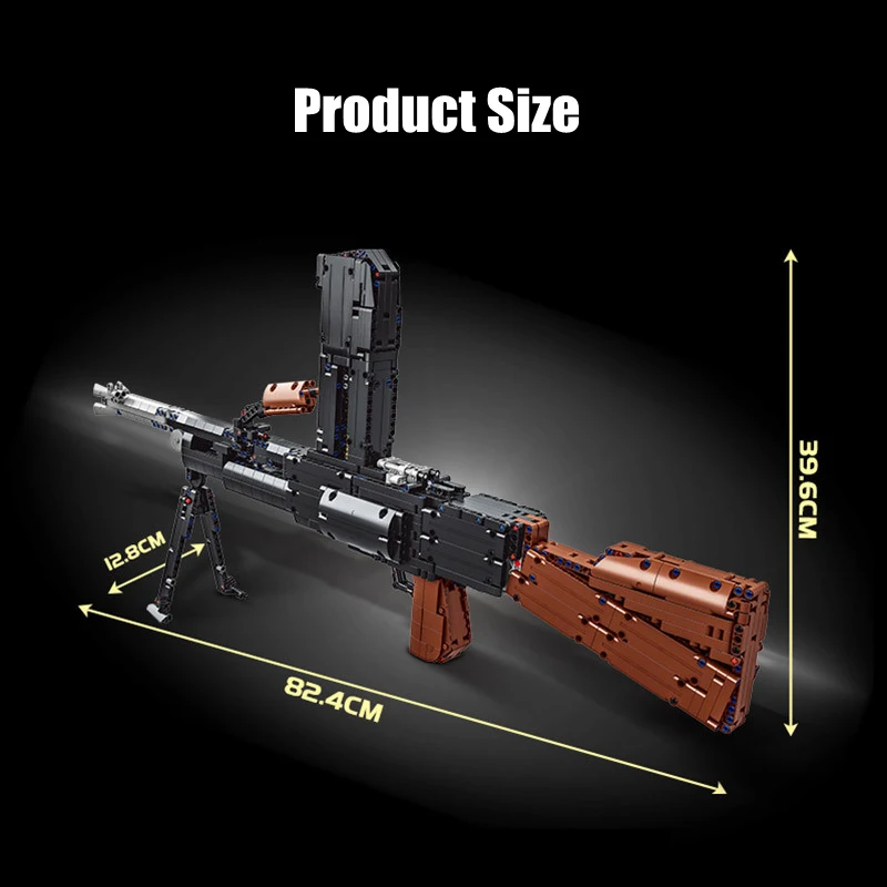 WW2 военный оригинальный механизированный легкий пулемет светильник