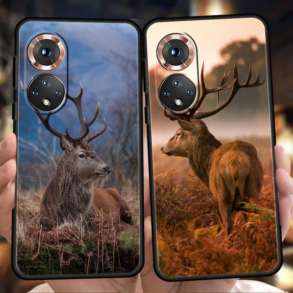

Deer Hunting Camo Phone Case For Honor 50 10i 20i Pro Cover Bag For Honor 20 20S 10 9 8A 8S 8X 7A 5.7inch 7X Silicone Shell Bag